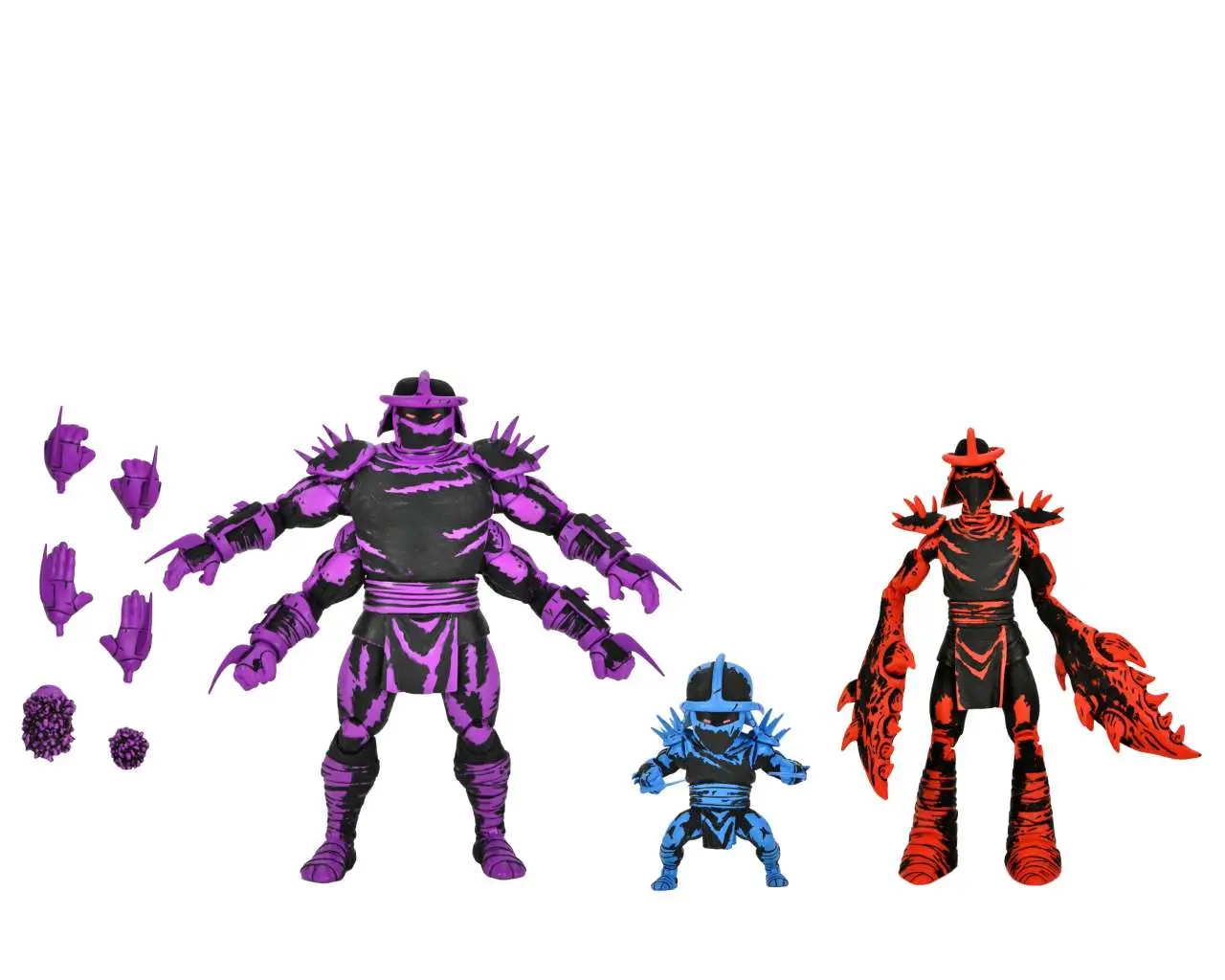 Figurine tmnt mirage shredder clones box set af